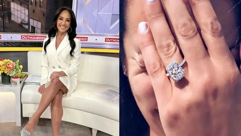 Emily Compagno engagement ring
