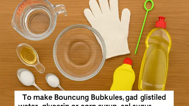Bouncing Bubbles Recipe