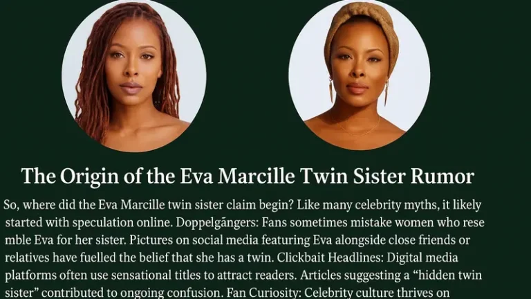 Eva Marcille Twin Sister